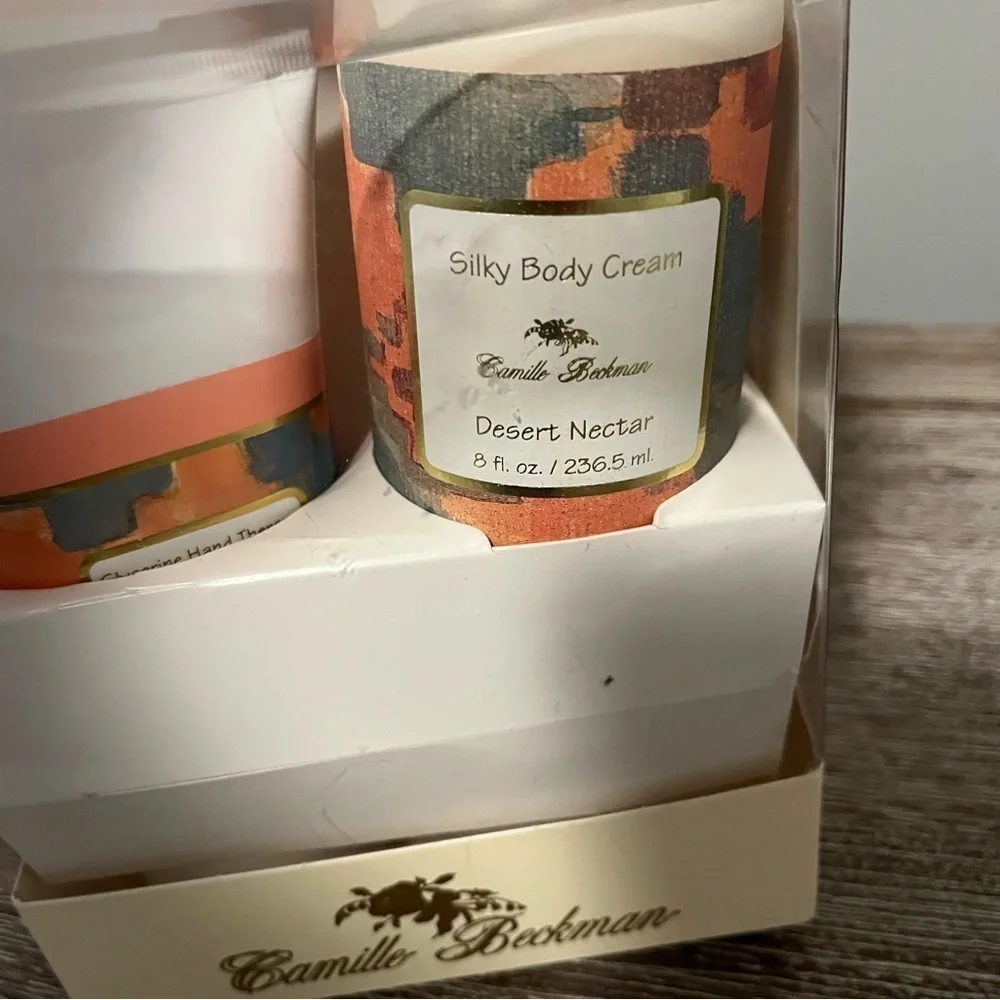 NEW Camille Beckman Discontinued Desert Nectar Silky Body Cream and Hand Therapy